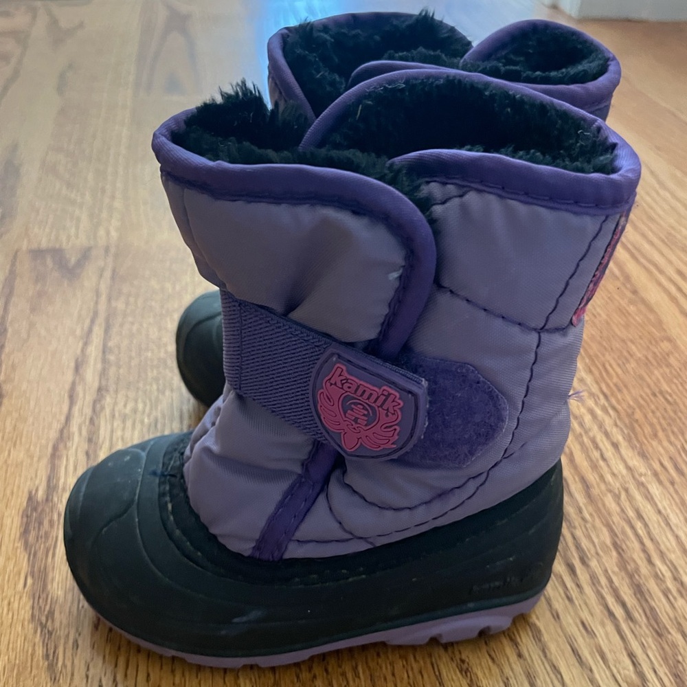 KAMIK, toddler snow boots, size 6